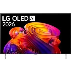 LG OLED AI 48 pollici Serie B6E OLED48B6ELC, Smart TV 4K, Nero perfetto, Dolby Vision & Atmos, Processore α8 Gen3, AI Magic Remote, webOS con Gemini & Copilot, Gaming VRR e G-Sync 4K@120Hz, TV 2026
