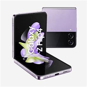 Samsung Galaxy Z Flip4 Smartphone 5G, Sim Free Android Telefono Pieghevole 512GB, Display Display Dynamic AMOLED 2X 6.7"/Super AMOLED 1.9"1,2 Bora Purple 2022 [Versione Italiana]