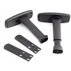 BORSAD Regolabile Bracciolo Sedia Gaming Ricambio Parti di Ricambio per Bracciolo 3D Sedia Gioco 2/3/4 Fori Opzionale (Colore: 4-Hole Steel Plate, Size: A Pair)