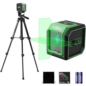 Funguard Livella Laser Verde con Treppiede, Autolivellante,2 Batteria AA