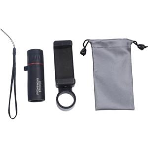 Gettimore Mini telescopio monoculare 2000 x 24 con supporto per telefono BAK-4 Prisma HD Portata ottica per bird watching, caccia, escursionismo, campeggio, viaggi