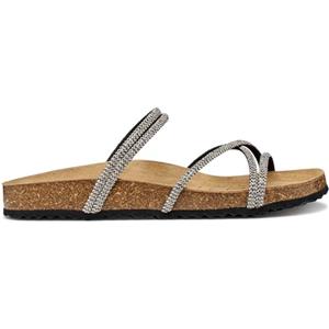 Geox Sandalo piatto da donna D BRIONIA R I nero, 41 EU