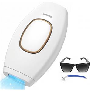 chenghuayu Solippy Luce Pulsata - 2026 New Epilatore Indolore per Uso Domestico, Dispositivo di Depilazione, Sicuro e Veloce per Corpo Viso e Zona Bikini, Ideale per Donne e Uomini (White)