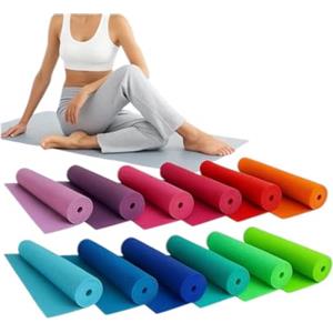 MF artSHOP Tappetino Yoga Antiscivolo in EVA 173x61 cm - Spessore 4 mm - Materassino Fitness Leggero per Pilates Ginnastica Stretching Allenamento a Terra Casa Palestra