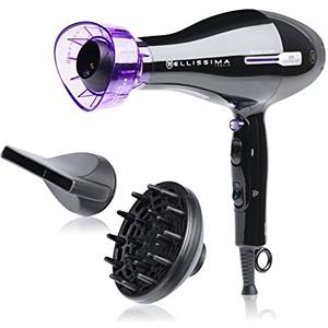 BELLISSIMA Imetec Bellissima Revolution BHD2 2000 Asciugacapelli Professionale con Rotazione Automatica, 2000 W, 8 Combinazioni Aria/Temperatura, Tecnologia a Ioni, Diffusore Incluso