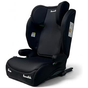 Baroni Kids Rialzo Auto con Schienale i-Size 100-150 cm, Poggiatesta Regolabile, Seduta Imbottita, Rivestimento Removibile e Lavabile (Standard + Isofix)