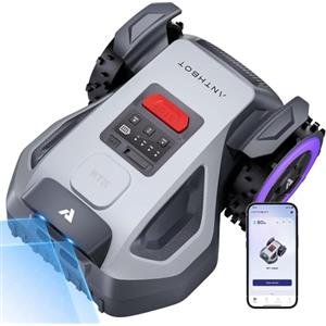 ANTHBOT Robot Tagliaerba senza fili, NetRTK+4G, Doppia Visione, 500m² - M5
