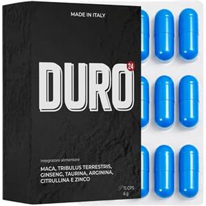 LYBID'OR Integratore Uomo ad Azione Rapida per Vigore ed Energia con Maca Peruviana, Tribulus Terrestris, Arginina, Citrullina, Zinco e Taurina