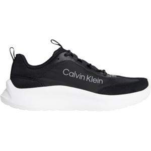 Calvin Klein Donna Sneakers Running Light Eva con Lacci, Nero (Black/Pearl Grey), 38