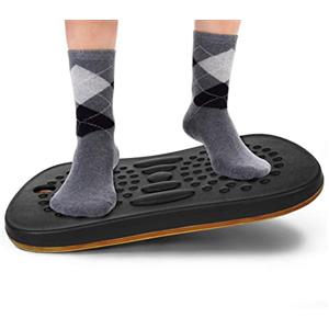 Yes4All Tavola di equilibrio oscillante per scrivania in piedi con tappetino in schiuma di design; Tavola oscillante per scrivania in piedi per la casa, la palestra e l'ufficio