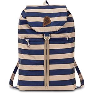 Invicta Zaino, MINISAC, Richiudibile e Tascabile, Viaggio, Zainetto Uomo Donna a Righe, ICONA, PACKABLE