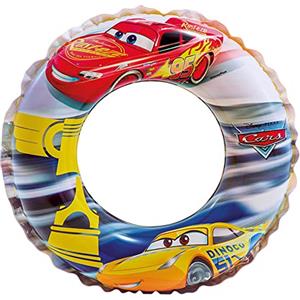 Intex 58260NP - Salvagente Gonfiabile Mare Cars, Vinile, Multicolore, 51 cm
