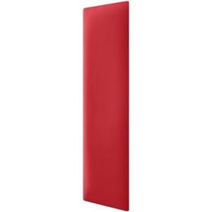 DHOME Pannelli Imbottiti in Similpelle Autoadesivi per Parete Acustici Fonoassorbenti Protezione dagli Impatti Testiere Decorazione Casa Camera da Letto (Rossa, 60x20)