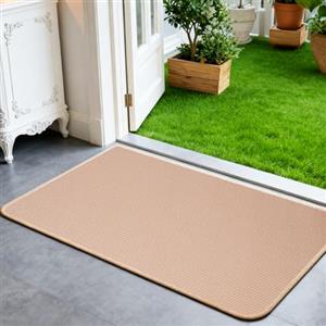 LURICO 44 x 75 cm Zerbino Ingresso, Antiscivolo Tappeto Ingresso Interno ed Esterno Assorbente Tappetino in Lino Zerbino d'Ingresso per Cucina e Aree Interno/Esterno, Casa Porta, Corridoio