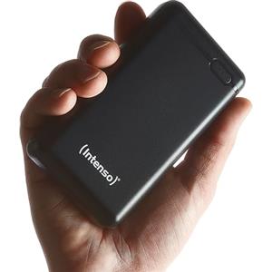 Intenso Powerbank XS20000 - Caricabatterie portatile (20000 mAh, adatto per smartphone/tablet PC/fotocamera digitale), nero