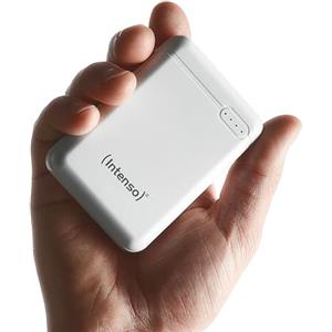Intenso Powerbank XS10000 - Caricabatterie portatile (10000 mAh, adatto per smartphone/tablet PC/fotocamera digitale), bianco
