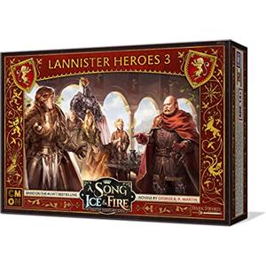 CMON Set di miniature da tavolo a Song of Ice and Fire Lannister Heroes III Box,Gioco strategico per adolescenti e adulti,Età 14+,Tempo di riproduzione medio 45-60 minuti,Realizzato (SIF215)