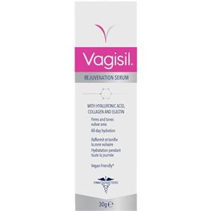 Vagisil Rejuvenation Serum, Siero Anti-Age Vulvare, Idratante e Rimpolpante, Con Acido Ialuronico, Collagene Ed Elastina, Tonifica e Rassoda la Pelle Intima Delicata, 30 g