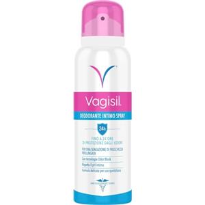 Vagisil Deodorante Intimo Spray, Fino a 24 ore Di Protezione Dagli Odori, Freschezza Intima Prolungata, Ginecologicamente Testato, 125 ml