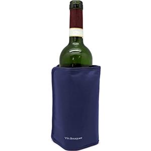 VB VIN BOUQUET Vin Bouquet FIE 646 fascia refrigerante blu navy autoaderente con banda elastica raffreddare bottiglie vino cava champagne