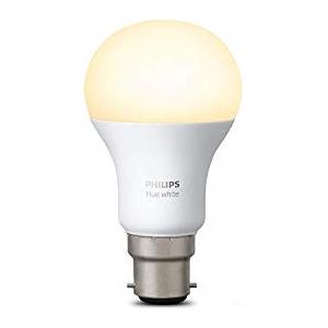 Philips Hue White Ambiance Lampadina LED Smart, Attacco a Baionetta B22, Luce Bianca Calda, Dimmerabile, 6.5W