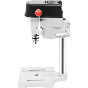 JDBDU Trapano da tavolo 340 W, precisione a colonna con velocità continua (0-16.000 giri/min) e arresto di profondità, costruzione in ghisa per legno/metallo/plastica, profondità di foratura 25 mm