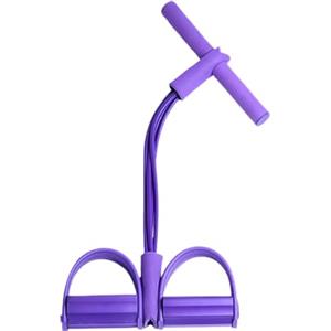 CGACCSD Fascia Elastica Fitness Con Pedale, Fascia Di Resistenza A Pedale, Corda Elastica Con Pedali, Attrezzo Per Addominali Ideale Per Donne Principianti E Allenamento Braccia Gambe