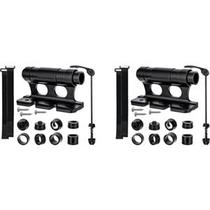 Vjsujehgy 2X Portabiciclette Portabici da Tetto per Auto Portabici da Strada Forcella Anteriore Staffa per Portapacchi con Clip Fissa A Sgancio Rapido