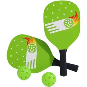 Generic Pagaie da pong, racchette da pong, racchette da pong professionale, kit ad alte prestazioni con 2 pagaie e 4 palle, custodia compatta per principianti