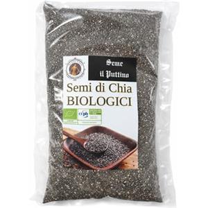 Vino Calabro Il Puttino Il Puttino Virelli - Semi di Chia Biologici 1 kg | 100% Naturali - Ricchi di Omega-3 e Fibre - Senza Additivi - Ideali per Yogurt, Smoothie, Pane e Ricette Fit (Semi di Chia Biologici 1Kg)