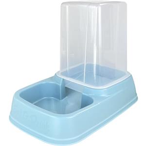 IlGruppone Dispenser Cibo Acqua Gatti Cani Distributore Automatico Crocchette Grande Capiente 8 Litri Per Animali Di Tutte Le Taglie