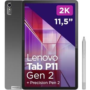 Lenovo Tab P11, Tablet PC Mediatek da 128 GB, 11,5, Wi-Fi, grigio