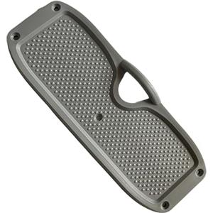 OSNIYAW Piastra motore per gommoni, in plastica robusta, montaggio a specchio, supporto motore esterno stabile, per kayak, canoe, pesca, gommoni regolabili