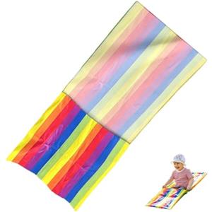 Générique Tappeto da slittino da neve - Cuscino scorrevole portatile per il tempo libero all'aperto | Struttura ad arco pieghevole e impermeabile con design di trasporto colorato, giocattolo di allenamento di