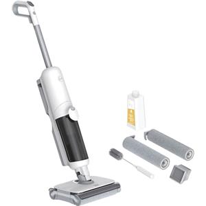 Hoover Aspirapolvere e lavapavimenti senza fili HW5 per pavimenti delicati e duri, Potenza 230W, Sistema a doppio rullo, 3 modalità, Funzione di autopulizia [HW500]