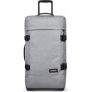 Eastpak Tranverz M Valigia Media 78L (67 x 35,5 x 30 cm), Bagaglio a Ruote, Valigia Leggera e Resistente con Doppio Scomparto, Manico Telescopico e Serratura TSA - SUNDAY GREY