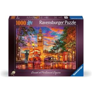 Ravensburger 12000184 - Piazza del Parlamento, Londra - puzzle 1000 pezzi - puzzle adulti e ragazzi da 14 anni, puzzle adulti citta Londra