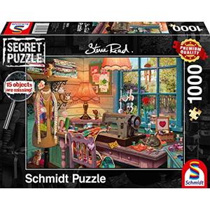 Schmidt Puzzle 1000 pièces : Puzzle Secret : Atelier de Couture
