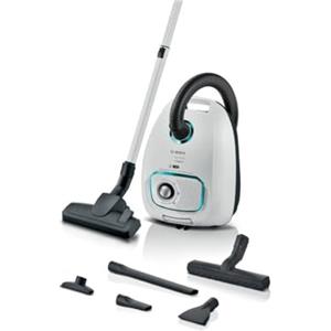 Bosch BGD41HYG1H - Aspirapolvere con sacco, traino, 600 watt, bianco