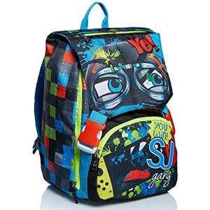 SJ GANG STYLE JAM GANG Zaino Estensibile, Per bambini e ragazzi, Scuola elementare, Tempo libero