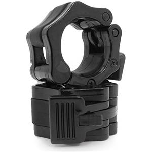 ProsourceFit Olympic - Collari a Morsetto per bilanciere, a sgancio rapido, 5,1 cm, Resistenti, per Allenamento della Forza, Sollevamento Pesi, Powerlifting, Nero