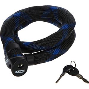 ABUS Serratura a Cavo corazzato Ivera Steel-O-Flex 7200 - Serratura a Cavo in Acciaio con Armatura in Manicotti d'Acciaio - Livello di Sicurezza 7