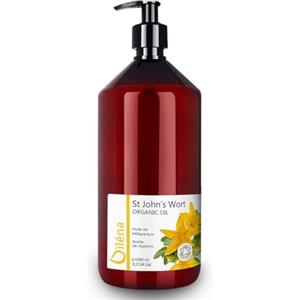 Oïléna - OLIO di IPERICO 1000 ml | Olio Vegetale Corpo | Estratto Naturale 5:1 | Rigenerante Cellulare | Olio per Massaggi Professionale Cicatrizzante, 1000 ml