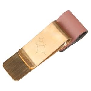 Kokonote Fermasoldi Uomo Rosa Nude - Portapenna per Agenda con Dettagli Dorati e Passante in PU | Cancelleria Ufficio, Basic Studio Collection