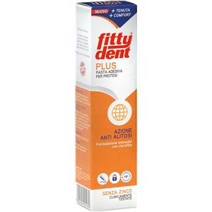 Fittydent Plus Pasta Adesiva per Protesi 40 g - Massima Tenuta e Comfort