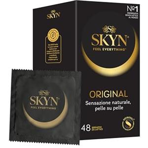 SKYN Original - Preservativi Senza Lattice in Poliisoprene - Ultra Comfort e Sensibilità Naturale, 48 Pezzi