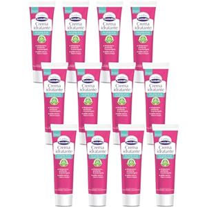 Euphidra - AmidoMio Crema Idratante con Amido di Riso e Acido Ialuronico, 12 Flaconi da 50ml, per un'Idratazione Profonda della Pelle, Texture Leggera, Azione Lenitiva e Rinfrescante
