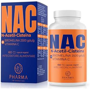 KDAY NAC N-Acetil-Cisteina 600 mg con Bromelina 2500 gdu/g, Vitamina C