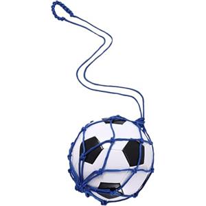Genérico Borsa a rete per palloni da calcio, in rete di nylon con agnello, borsa portaoggetti per pallavolo, calcio, borsa singola per trasporto di palline