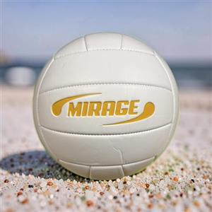 Toys Garden Srl Mirage Pallone da Pallavolo, Bianco, Taglia Ufficiale, Peso Regolamentare